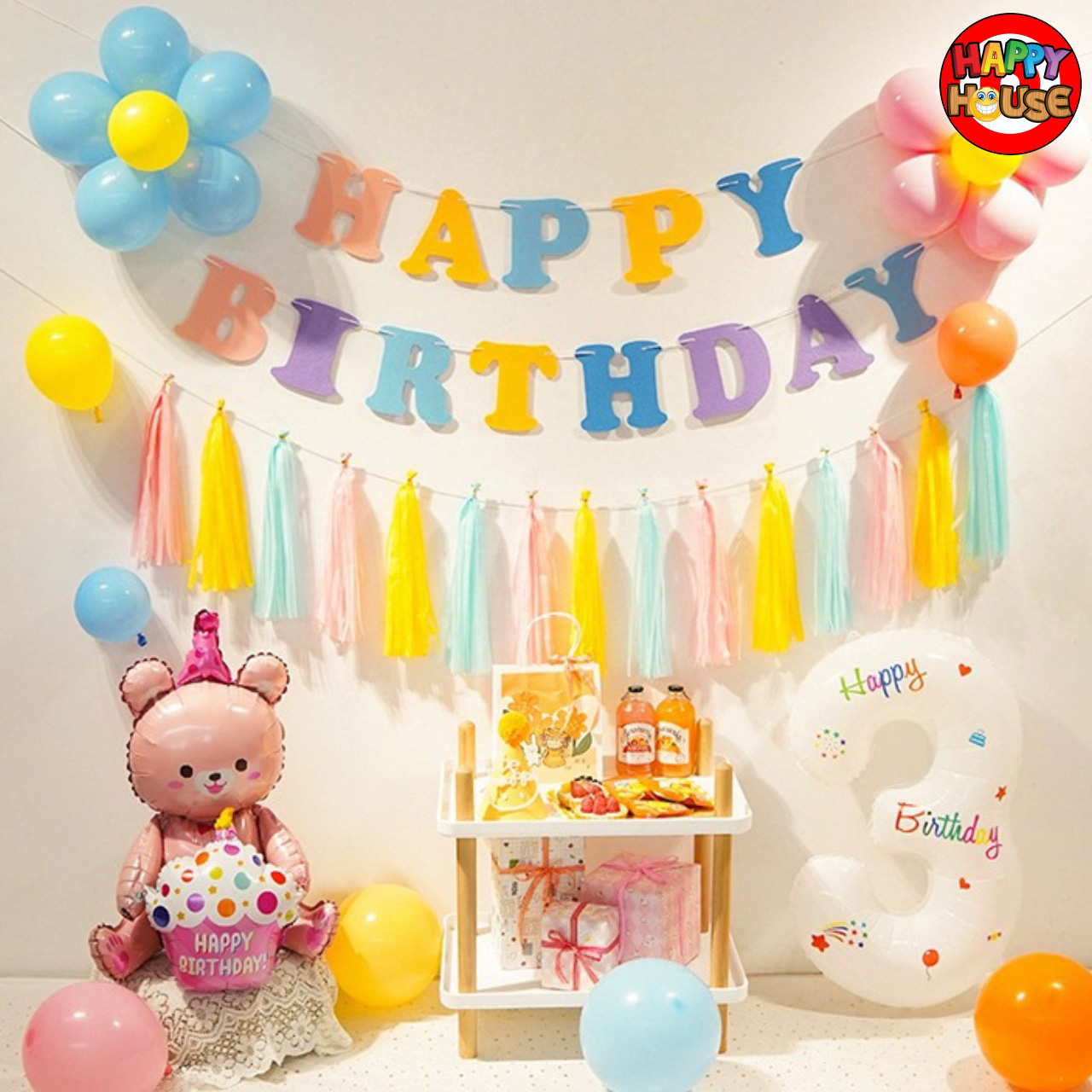 เซตจัดตกแต่งงานวันเกิด Happy Birthday (713)