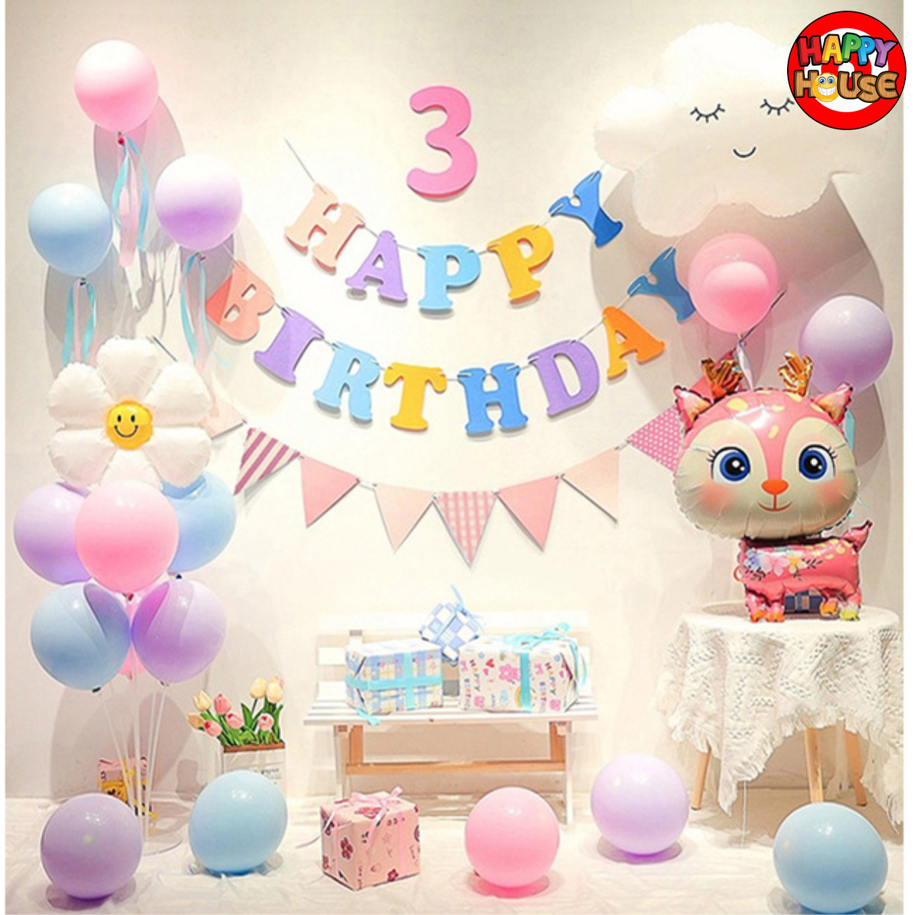 เซตจัดตกแต่งงานวันเกิด Happy Birthday (715)