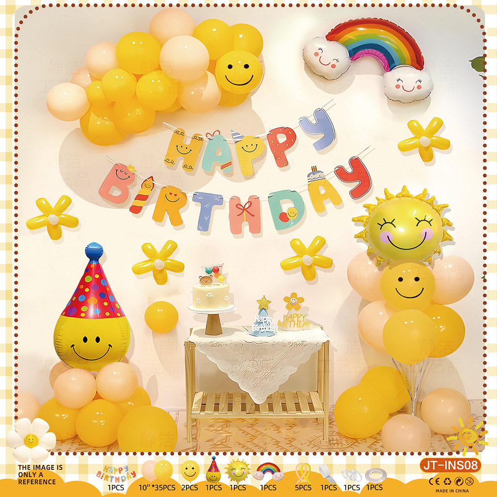 เซตจัดตกแต่งงานวันเกิด Happy Birthday (JT-INS08)