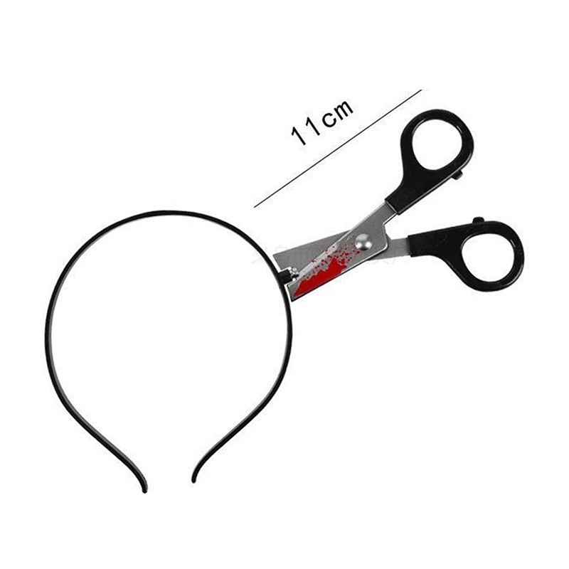 เครื่องแต่งกาย ที่คาดผม กรรไกรติดหัว ฮาโลวีน