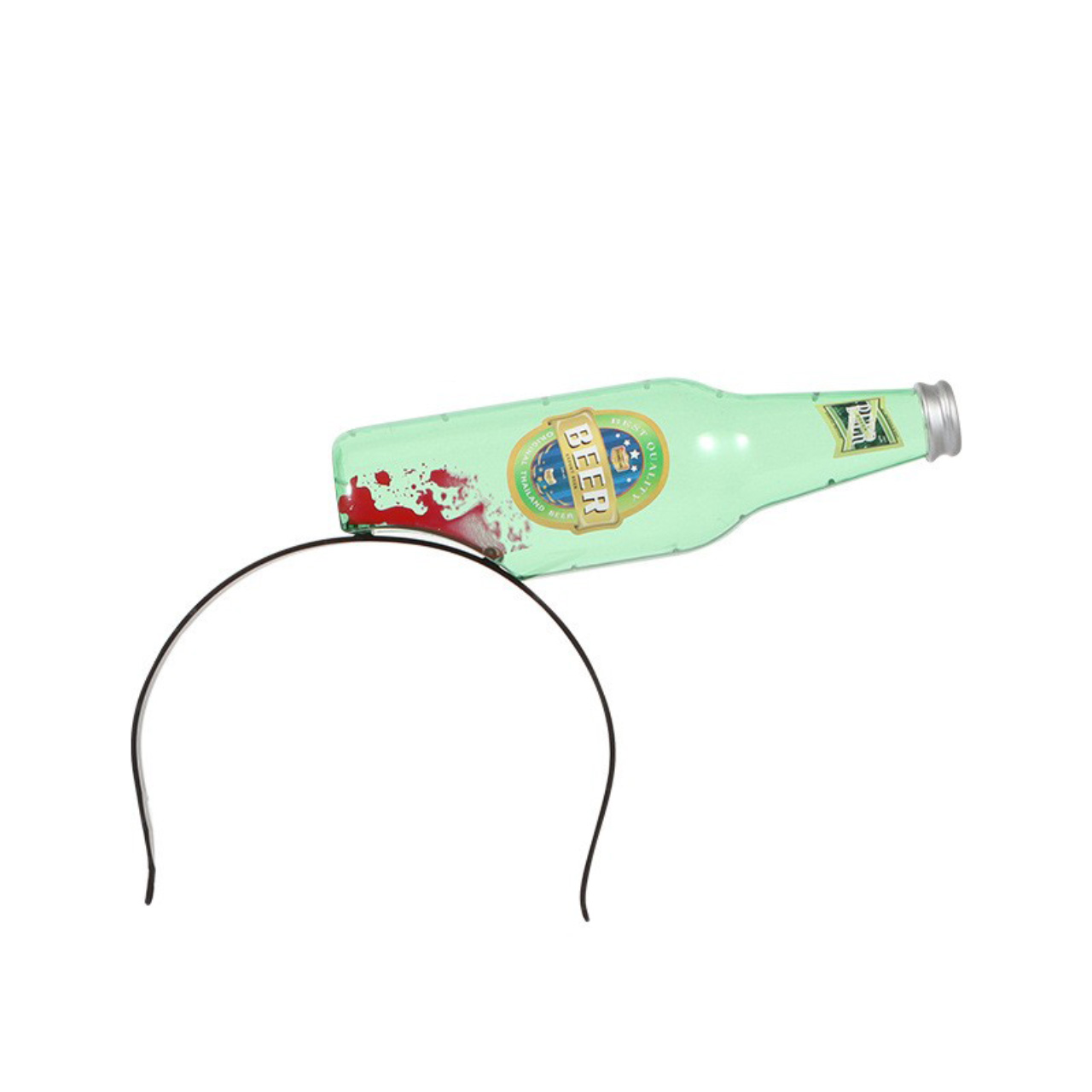  เครื่องแต่งกาย ที่คาดผม ขวดสีเขียว ติดหัว ฮาโลวีน