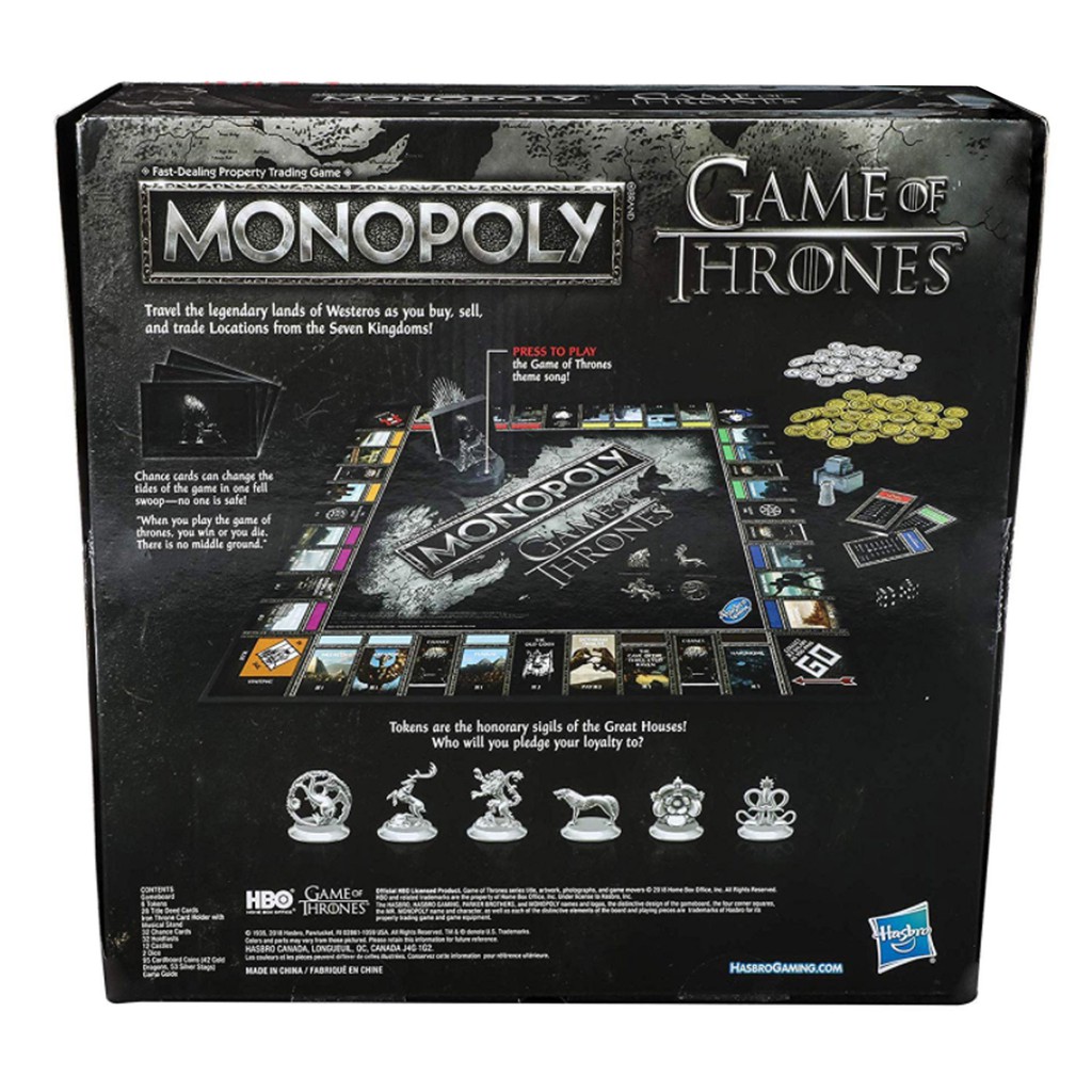 บอร์ดเกม เกมเศรษฐี (Game of Thrones)