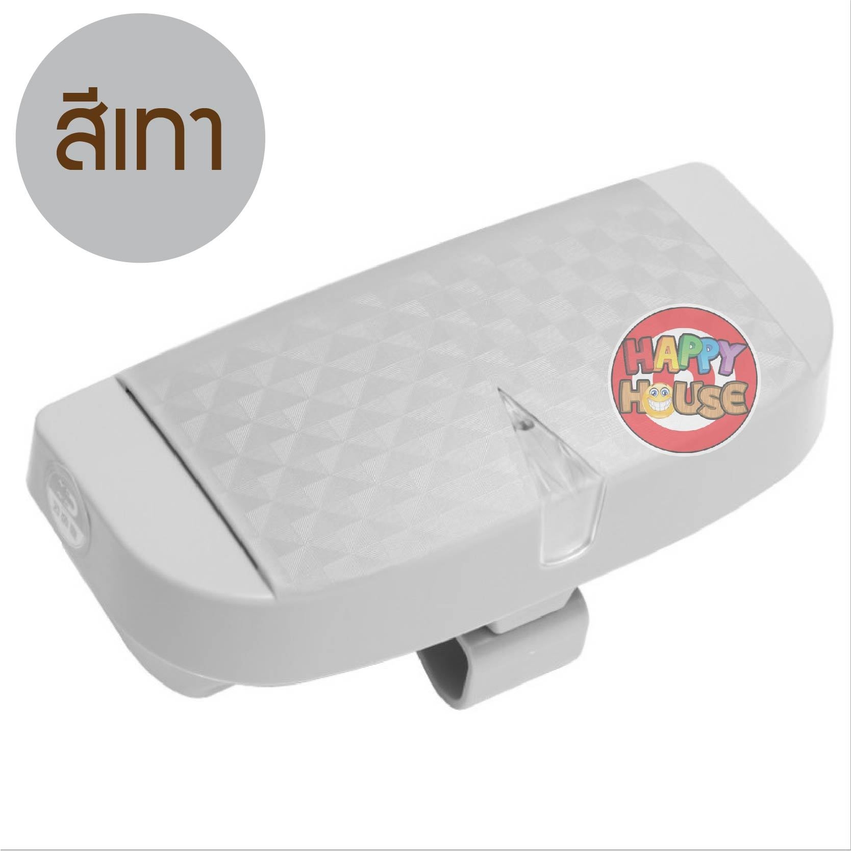 กล่องแว่นรถยนต์ธรรมดา แบบ B เทา