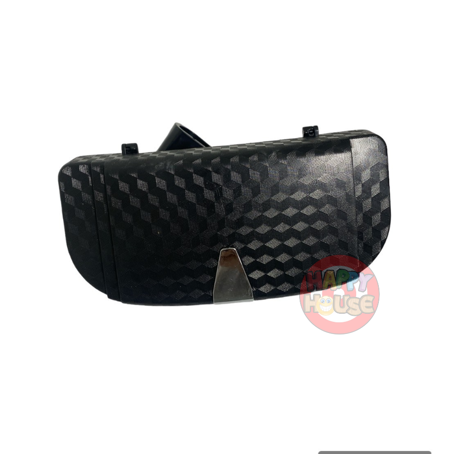 กล่องแว่นรถยนต์ลายเคฟล่า สีดำ