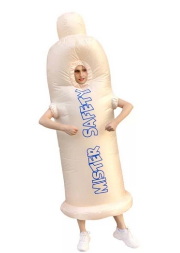 ชุดเป่าลม แฟนซี ชุดหรรม กะจู๋ (ถุงยาง)