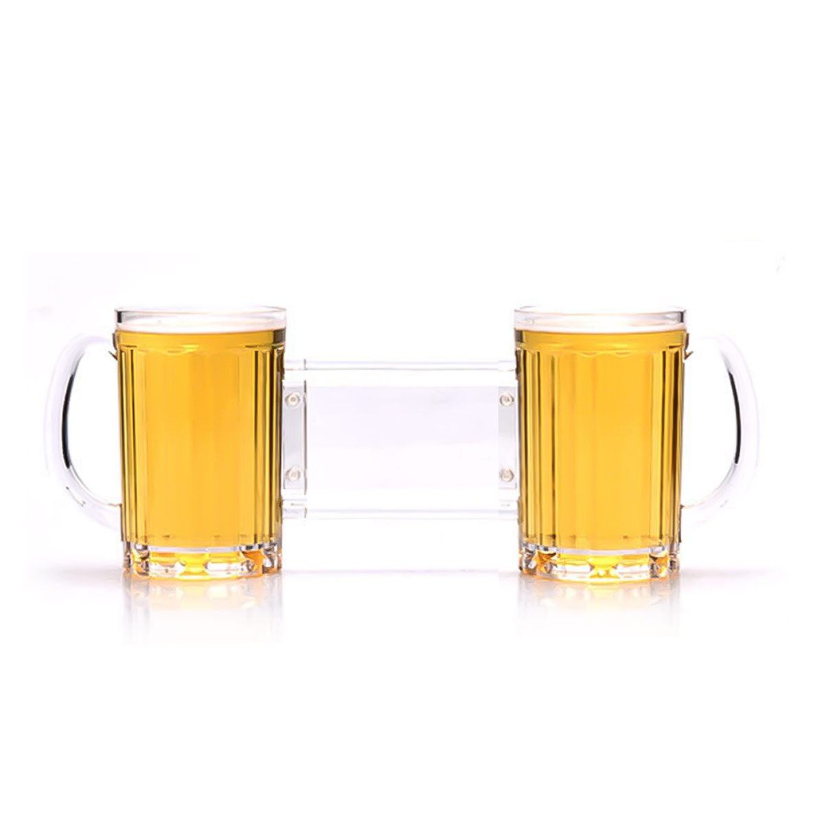 แก้วเบียร์คู่ Duo Beer Mug TYPE C แบบสั้น อะคริลิค