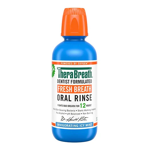 TheraBreath Fresh Breath Oral Rinse ice mint