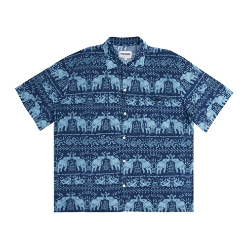MAHANAKHON CHANG V.2 HAWAII SHIRT NAVY L