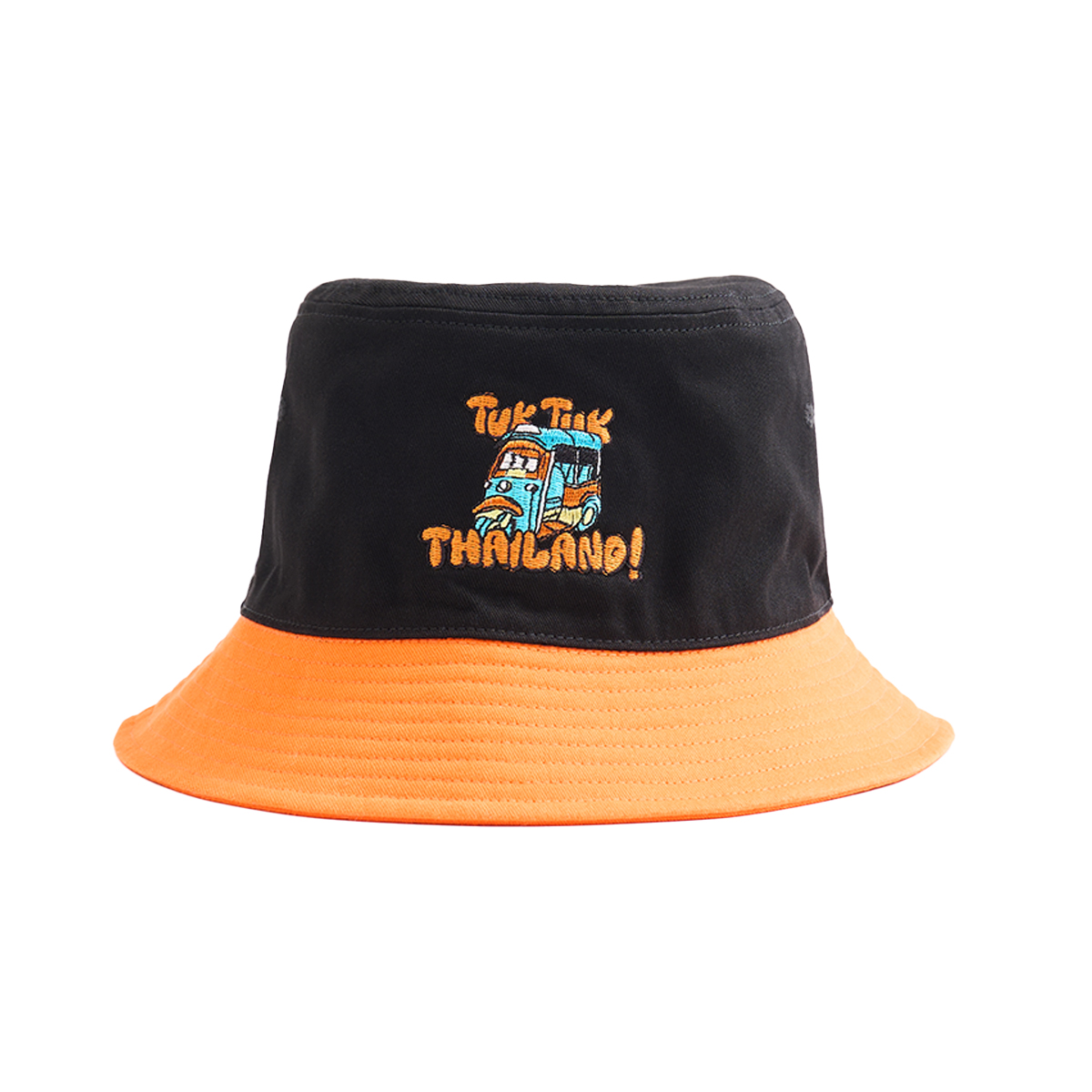 MAHANAKHON EX.THAI ICONIC TUKTUK BUCKET HAT ORANGE thumbnail 2
