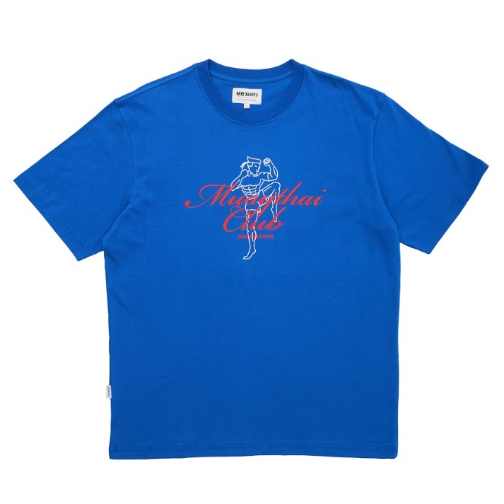 MAHANAKHON MUAY THAI CLUB OVERSIZED T-SHIRT BLUE - XL