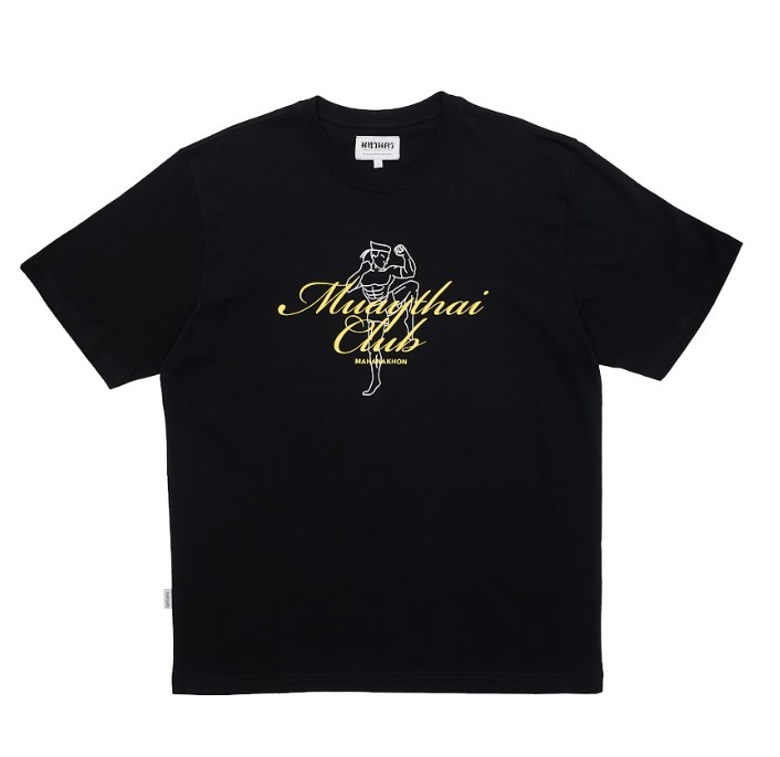 MAHANAKHON MUAY THAI CLUB OVERSIZED T-SHIRT BLACK - S