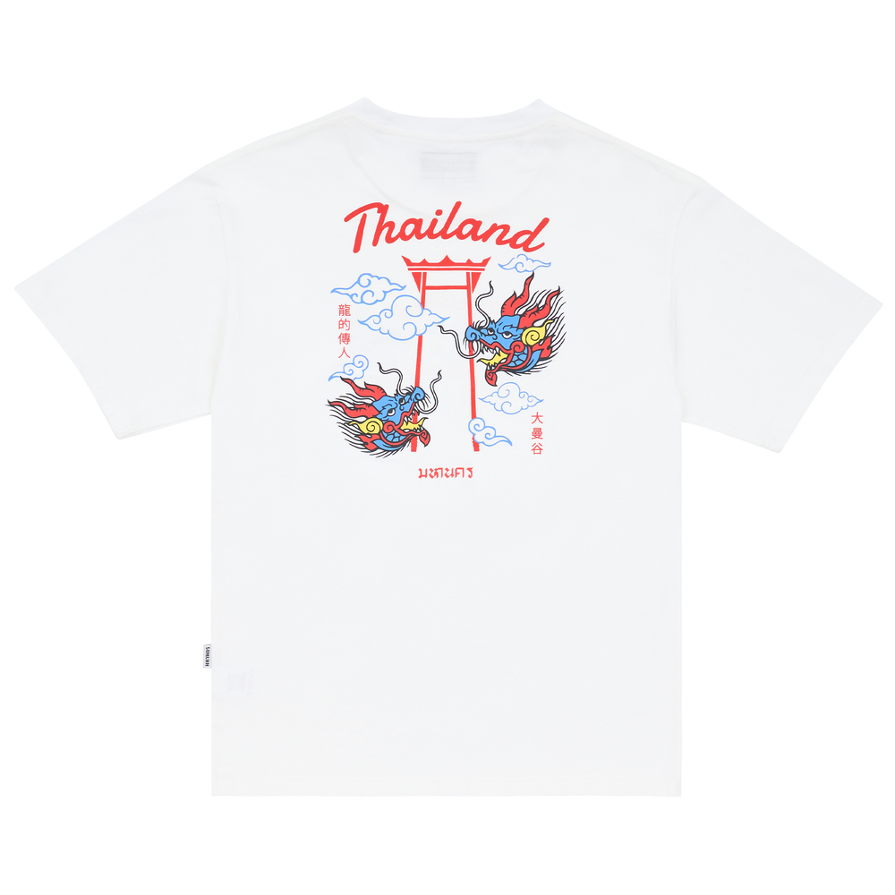 MAHANAKHON DRAGON 2 OVERSIZE T-SHIRT WHITE - M thumbnail 2