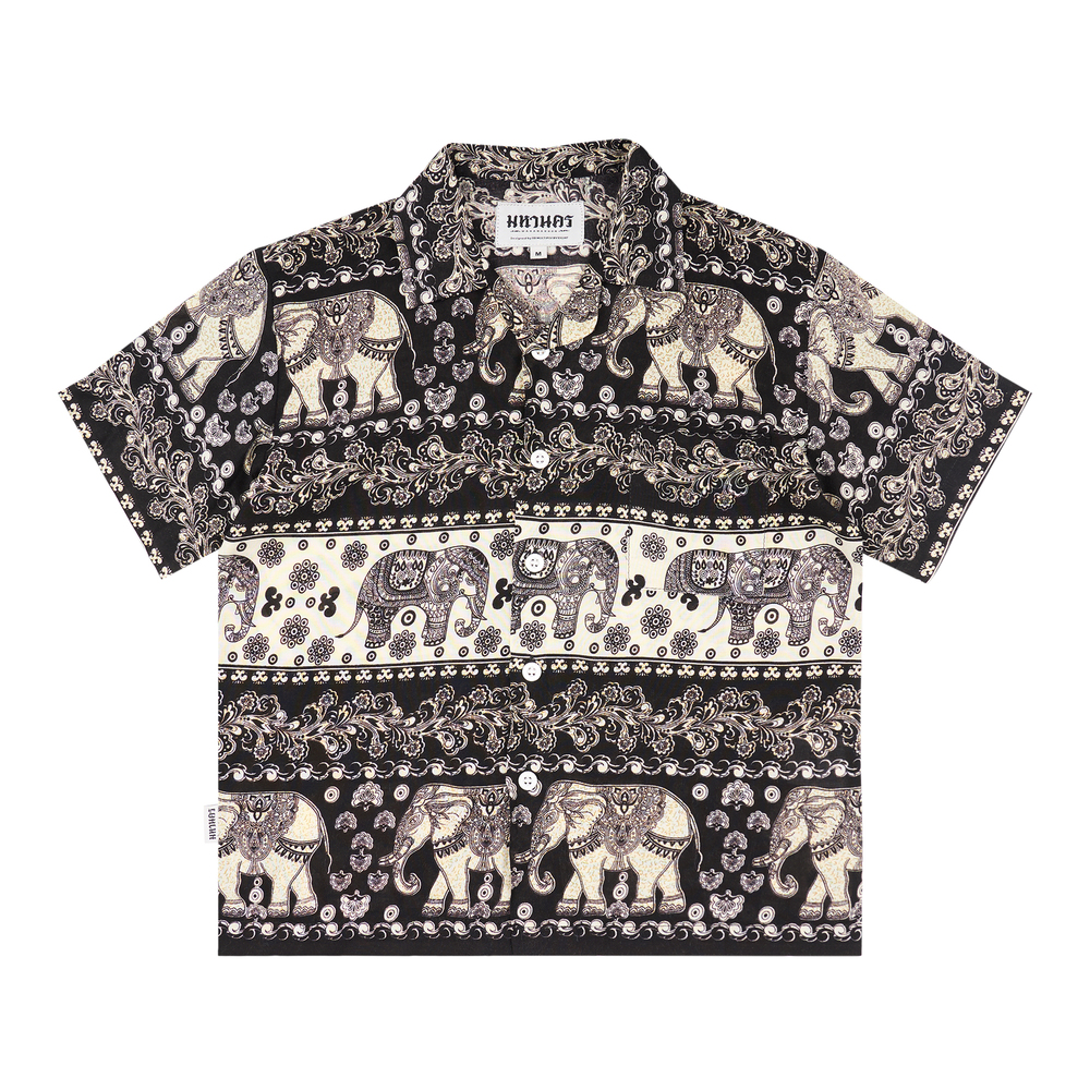 MAHANAKHON CHANG KIDS HAWAII SHIRT BLACK - L