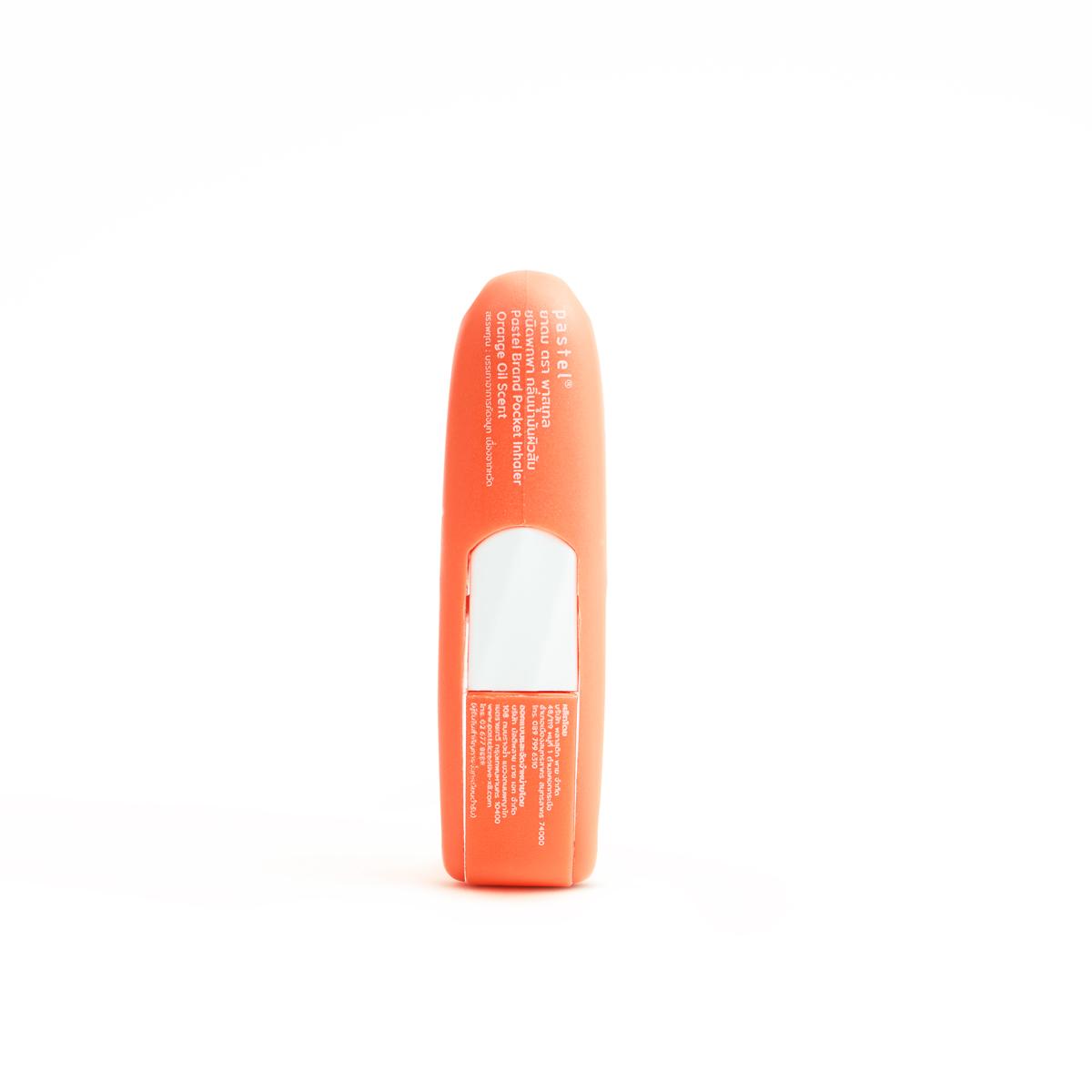 pastel pocket inhaler Orange Oil ยาดมฟรุ๊ตตี้ กลิ่นส้ม (แบบชิ้น)