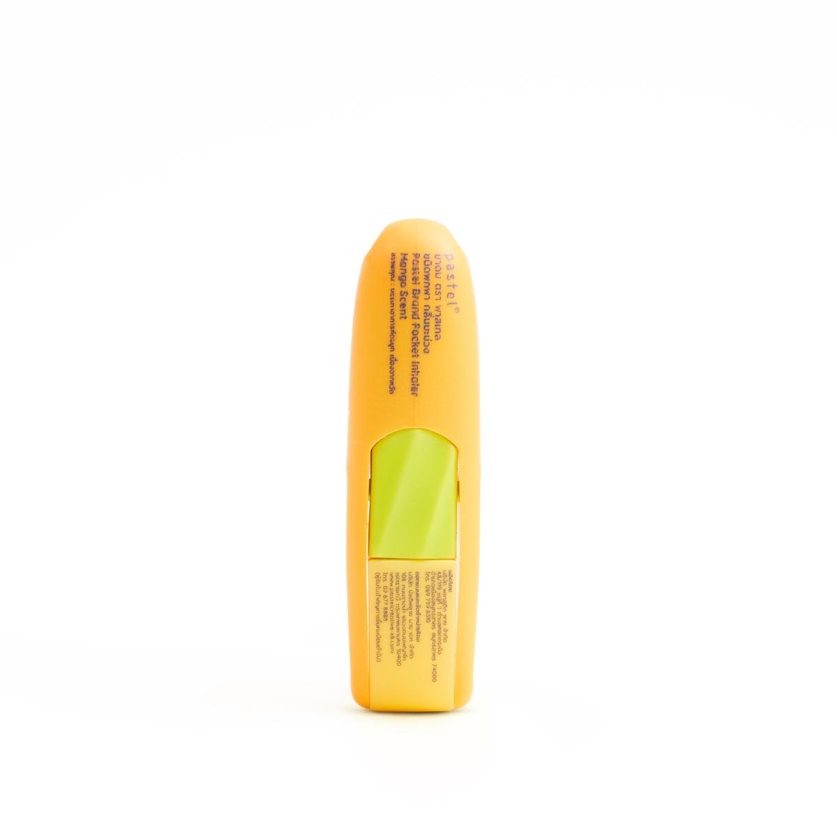 pastel pocket inhaler Mango ยาดมฟรุ๊ตตี้ กลิ่นมะม่วง (แบบชิ้น)