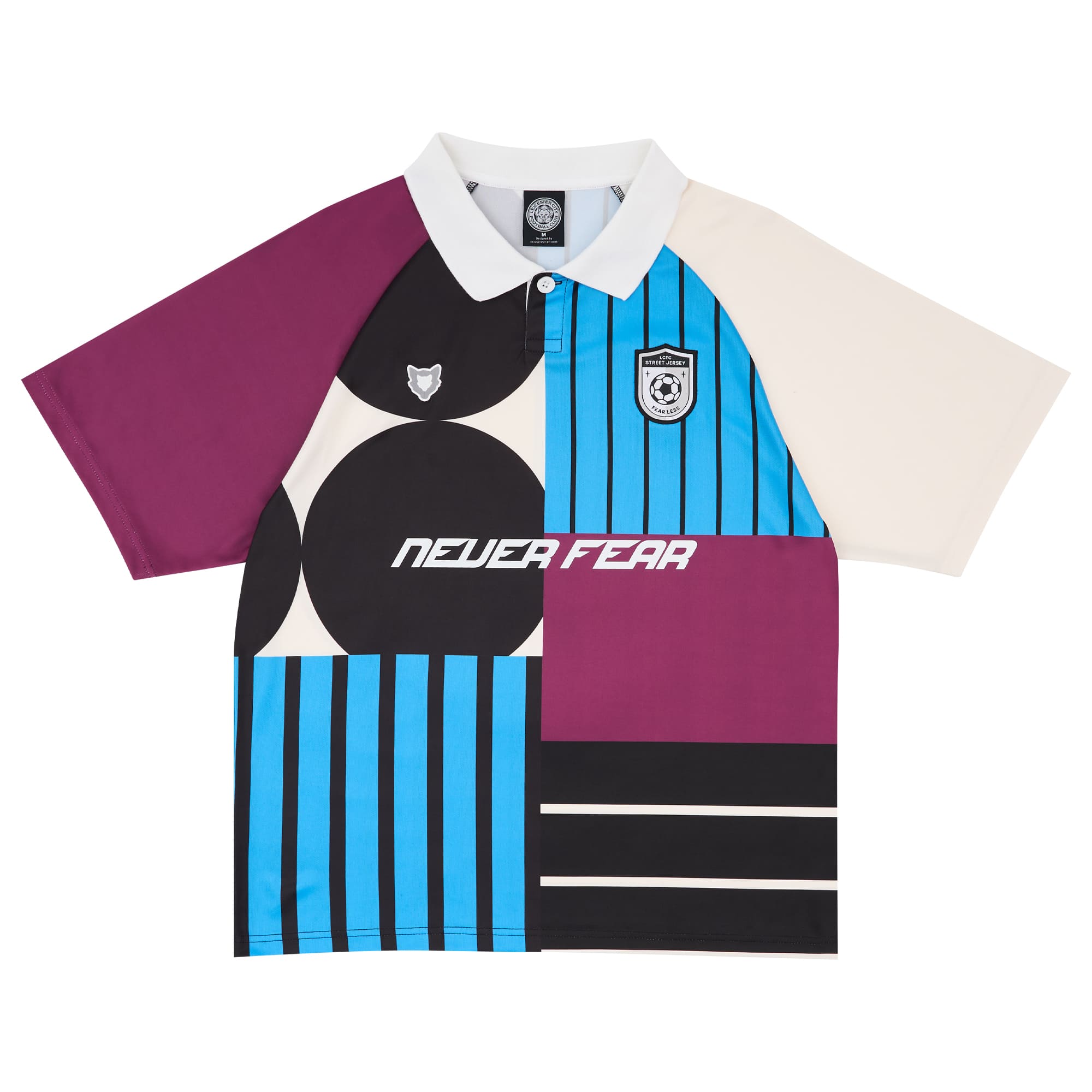 Leicester City Football Club Street Jersey Drop 2 (2025) Ivory Blue -XL