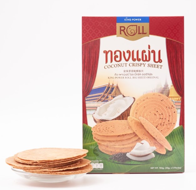 King Power Roll ทองแผ่น รสออริจินัล 150 กรัม
